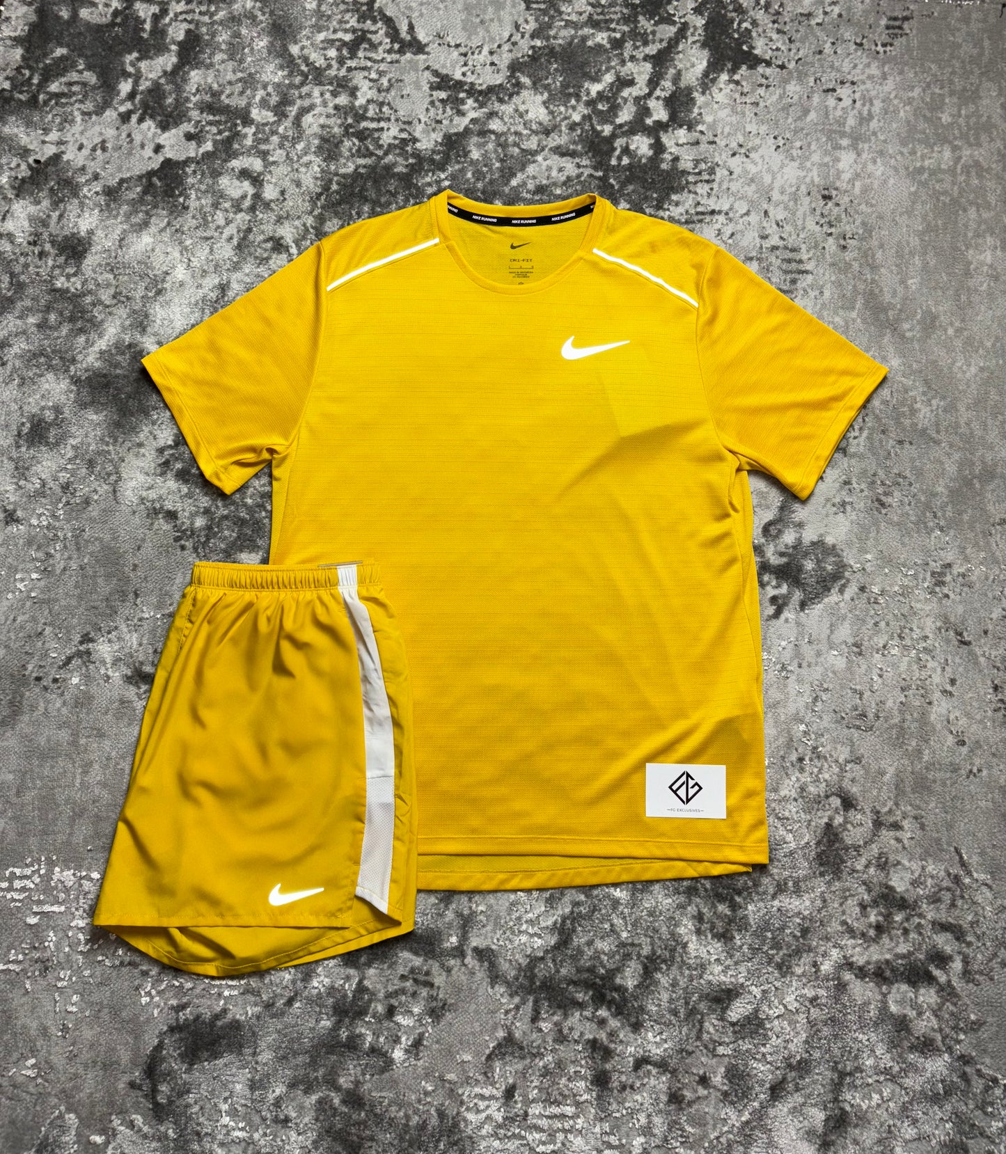 Nike Miler 1.0/Shorts Set 'Sulphur yellow'